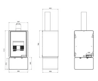 HS Flamingo Krbová kamna FLAMINGO DELUXE ® PENTAI, olivová (9)