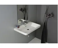 SAPHO THALIE 80 keramické umyvadlo nábytkové 80x46cm, bílá (7)