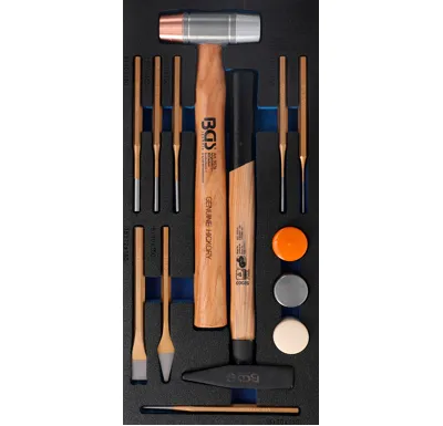 BGS Modul - kladiva, vyrážeče, dulčíky, dláta, 14 dílů