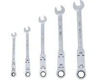 BGS Sada dvoukloubových ráčnových kombinovaných klíčů ,  nastavitelné ,  8 - 19 mm ,  5 ks. (6)