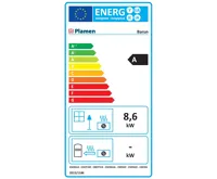 PLAMEN Litinová krbová kamna BARUN - černá (12)