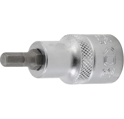 BGS Nástrčná hlavice, 12,5 mm (1/2"), vnitřní šestihran 7/32"