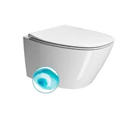 GSI MODO závěsná WC mísa, Swirlflush, 37x54cm, bílá ExtraGlaze