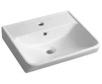 BRUCKNER NEON keramické umyvadlo 50x41,5cm, bílá BRUCKNER NEON keramické umyvadlo 50x41,5cm, bílá