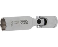 BGS Hlavice nástrčná kloubová prodloužená pro žhavící svíčky 16 mm