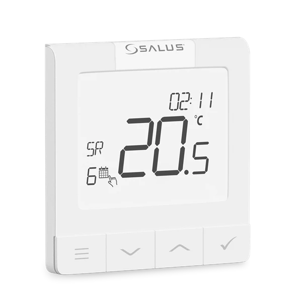 SALUS Digitální termostat s možností komunikace OpenTherm WQ610, Drátové