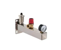 Bezpečnostní nerezová skupina 6 barů pro kotle na pevná paliva