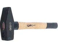 BGS Kladivo 2000 g ,zámečnické,Hickory rukojeť,ocelový klín,TÜV / GS (2)