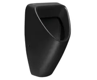 CERASTYLE SCHWARN BLACK keramický urinál, zadní přívod, zadní odpad, černá mat CERASTYLE SCHWARN BLACK keramický urinál, zadní přívod, zadní odpad, černá mat