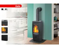 PLAMEN PLAMEN Litinová krbová kamna GALA - černá (8)