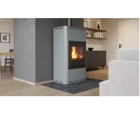 HS Flamingo Krbová kamna AQUAFLAM ® 17 s výměníkem - šedá, základní regulace (13)