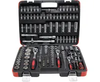 BGS Gola sada Kraftmann 172 dílů, 3x ráčna 1/4", 3/8" a 1/2" (4 ÷ 32 mm Super Lock) v kufru, BS2283 BGS Gola sada Kraftmann 172 dílů, 3x ráčna 1/4", 3/8" a 1/2" (4 ÷ 32 mm Super Lock) v kufru, BS2283