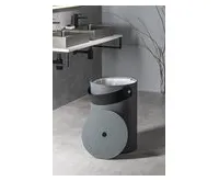 KOH-I-NOOR STRESA koš na prádlo 42x62,5x42cm, šedá (1)