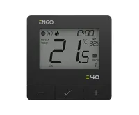 ENGO Controls Chytrý termostat E40-230B ZigBee/868MHz, 230V, černá ENGO Controls Chytrý termostat E40-230B ZigBee/868MHz, 230V, černá
