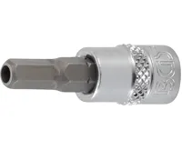 BGS Nástrčná hlavice, 6,3 mm (1/4&quot;), vnitřní šestihran s otvorem 5 mm