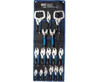 BGS Kleště grip, růzdé tvary a velikosti, sada 16 dílů