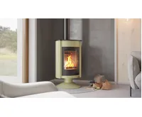 HS Flamingo Krbová kamna MASTERFLAMME ® Medie II, olivová (17)