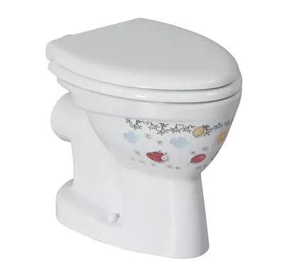 CREAVIT KID WC mísa kombi, zadní odpad, dekor