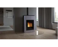 HS Flamingo Krbová kamna AQUAFLAM VARIO ® SAPORO 11kW šedá (teplovzdušná verze) (15)