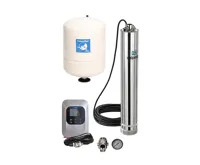 Vodárenský set MXS 308 1,1kW kabel 15m + frekvenční měnič PUMPA e-line Drive-02 1,5kW + nádoba PWB8