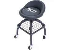 BGS Pojízdná židle pro autoservisy | se 4 kolečky | výškově nastavitelná | 540 - 680 mm - BGS BGS Pojízdná židle pro autoservisy | se 4 kolečky | výškově nastavitelná | 540 - 680 mm - BGS