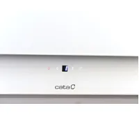 CATA Odsavač par JUNO A+, nerez, bílé sklo 600mm (5)