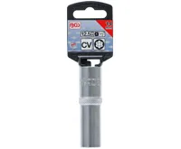 BGS Hlavice nástrčná 1/2" 14,0 mm, Surface Drive, prodloužená (2)