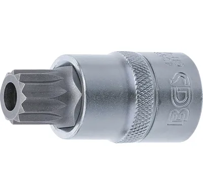 BGS Hlavice nástrčná,  12,5 mm (1/2"), vnitřní tisícihran (pro XZN) s otvorem M16