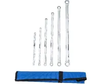 BGS Sada oboustranných očkových klíčů s očkovými hlavami E-profil | extra dlouhé | E6 x E7 - E (2)