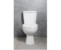 AQUALINE JOSE WC kombi, dvojtlačítko 3/6l, zadní odpad, bílá (13)