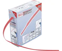 BGS Teplem smrštitelná trubička v krabici, červená, O 8 mm, 5 m
