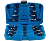 BGS Klíče očkoploché ráčnové, 8 - 19 mm, 8 dílná sada