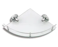 NOVASERVIS Rohová polička se zábradlím Metalia 1 chrom - 6158,0