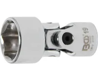 BGS Hlavice zástrčná 3/8&quot; kloubová 19mm, 6-ti hranná