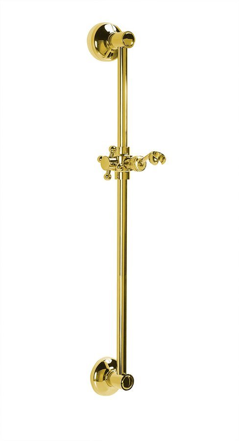 SAPHO ANTEA sprchová tyč, posuvný držák, 670mm, zlato