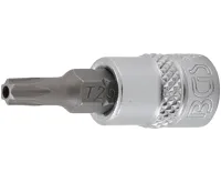 BGS Hlavice zástrčná 1/4" pro T-profil T 25, s vrtáním, zatíž. do 2 kg BGS Hlavice zástrčná 1/4" pro T-profil T 25, s vrtáním, zatíž. do 2 kg