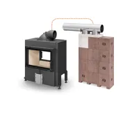 ROMOTOP Průhledová krbová vložka DYNAMIC PLUS T 3G 66.44.01A s akumulačním modulárním systémem AMS