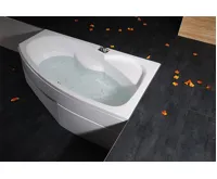 POLYSAN MAMBA L asymetrická vana 160x95x44cm, bílá (3)