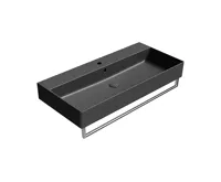 GSI KUBE X keramické umyvadlo 100x47cm, černá mat (5)