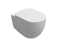 ISVEA INFINITY závěsná WC mísa, Vortex Rimless, 36,5x53cm, bílá (1)