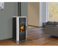 ROMOTOP Krbová kamna ESPERA 01 Keramika s teplovodním výměníkem a dvojitým prosklením (2)