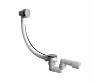 DEEP by JIKA Automatická vanová výpusť včetně vanového sifonu 40/50 mm, délka 55 cm, bílá DEEP by JIKA Automatická vanová výpusť včetně vanového sifonu 40/50 mm, délka 55 cm, bílá