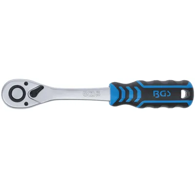 BGS Přepínací ráčna, jemně ozubená, 12,5 mm (1/2")