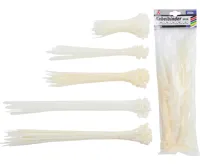 BGS Pásky vázací, bílé, 100 x 300 mm, 250 pcs. BGS Pásky vázací, bílé, 100 x 300 mm, 250 pcs.