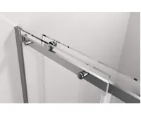 POLYSAN THRON ROUND sprchové dveře 1600 mm, kulaté pojezdy, čiré sklo (6)