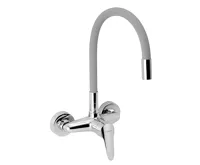 NOVASERVIS Dřezová baterie s elastickým ramenem 150mm, stříbrošedá-chr. - 94480,0S