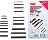 BGS Kolík pružný zajišťovací, sada 450 dílů, PVC kazeta BGS Kolík pružný zajišťovací, sada 450 dílů, PVC kazeta