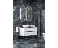 SAPHO MINOX oválné zrcadlo s LED osvětlením 50x100cm (8)