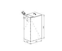 Atmos Kompaktní nádrž na pelety - Sada AZPD 240 R (červená) (1)
