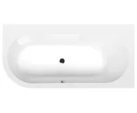 POLYSAN ASTRA R SLIM asymetrická vana 165x80x48cm, bílá (4)